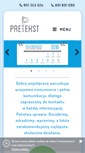 Mobile Screenshot of pretekst.com.pl