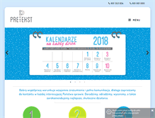 Tablet Screenshot of pretekst.com.pl